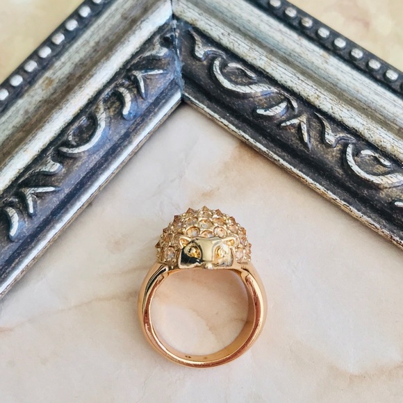 KATE SPADE • Hedgehog Cocktail Statement Ring - Picture 7 of 7